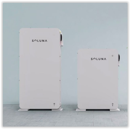 Batterie lithium Soluna EOS 5kWh de stockage garantie 10 ans compatible avec onduleur Solis avec une installation de panneaux photovoltaiques